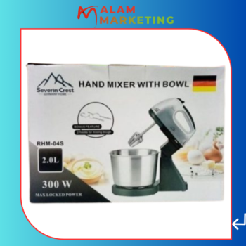 Severin Crest 300 w electric mixer with stainless steel bowl