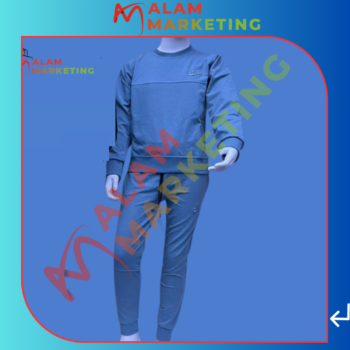 Men's Tracksuit - Brand - Steel Grey - Long Sleeves