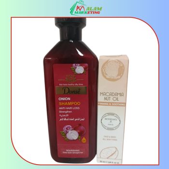 Shampoing à l'oignon Et Huile De Noix De Macadamia