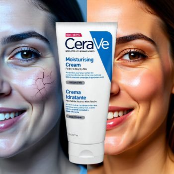 CeraVe Moisturizing Cream 177ml Hyaluronic Acid Dry Sensitive Skin Soft Smooth UK