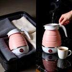 mini bouilloire électrique portable a chauffage rapide de 0,6 L