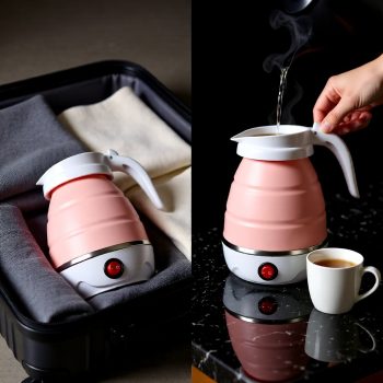 mini bouilloire électrique portable a chauffage rapide de 0,6 L