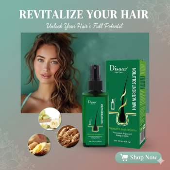 Disaar 120ML Hair Growth Essential Oils Spray Hair Loss Treatment To Prevent Dry Hair Frizz Hair Loss Damage