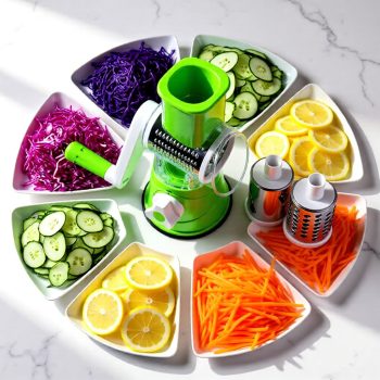 vegetable Cutter Slicer Cutter Kitchen Tool Manual Multifunctional 3 Lames