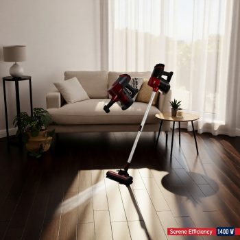 Aspirateur filaire à main - technologie sans sac cyclonique 1400w