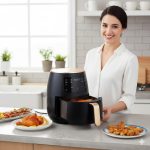 Multifunction Air Fryer Chicken Deep Fryer Healthy Fryer Pizza Oven LED Touch Timing Fryer Without Oil