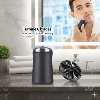 Pocket Size Washable Electric Shaver Rechargeable Electric Shaver Razor for Men Wet and Dry Dual Use Mini Beard Trimmer