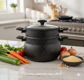 Hermann Premium Stainless Steel Multi-Tier Steamer – The Secret to Healthy & Flavorful Meals.