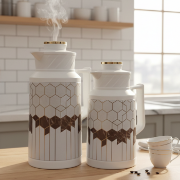 2 Thermos Iso 1L+0,7L Decore Clr Assorti 502Ty/Tx - Couleur Aléatoire